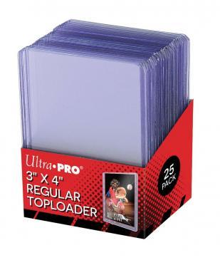 Toploaders transparents de 3" x 4" pour cartes de taille standard